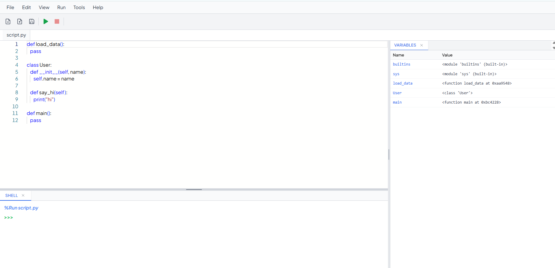 Thonny IDE Online Screenshot